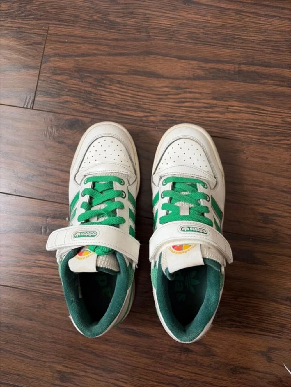 Adidas Forum Low White/Green – Size 6.5 W